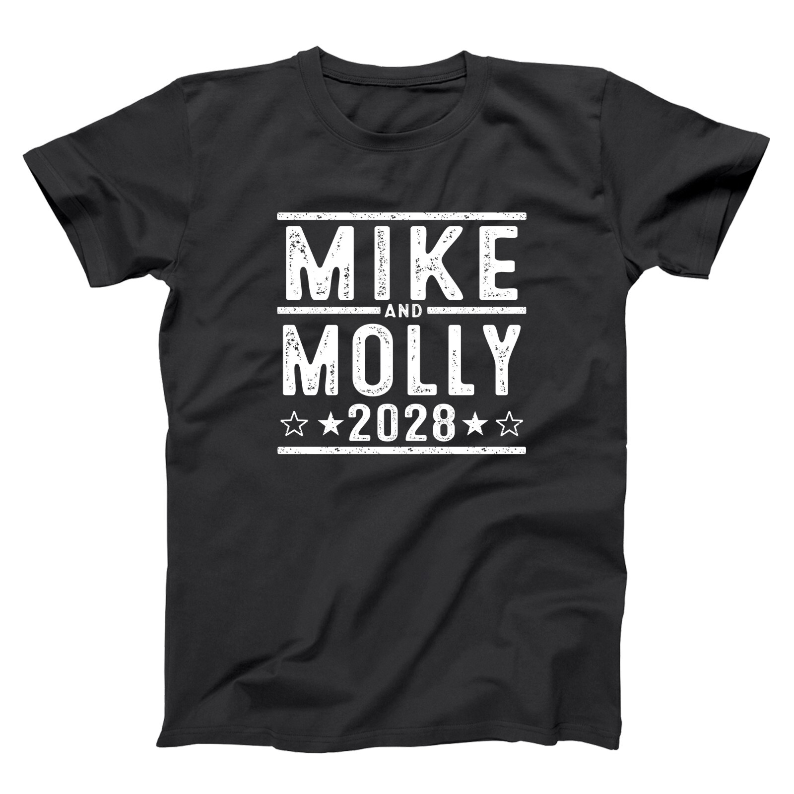 Mike and Molly 2028 Election funny tv show couples gift tops Xs-5x Unisex Tshirt gallery