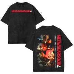 Metal Gear Solid 4 solid Graphic Tee Streetwear T-Shirt