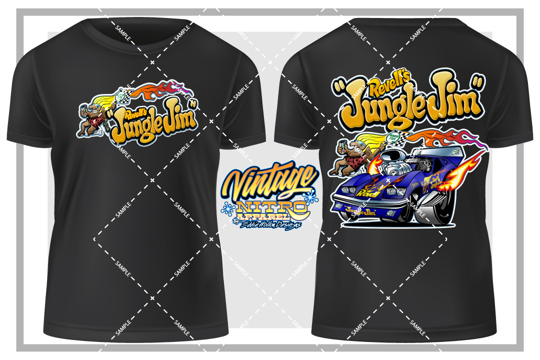 Jungle Jim TOON Funny Car (318) T-Shirt gallery
