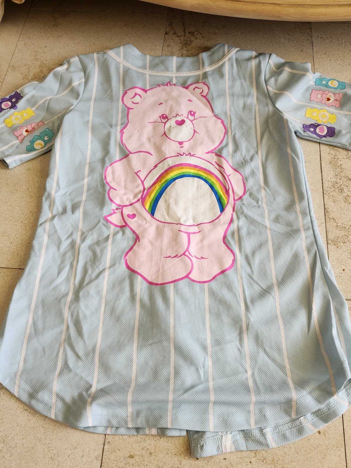 CareBears Graphic Baseball Jersey Shirt L gallery