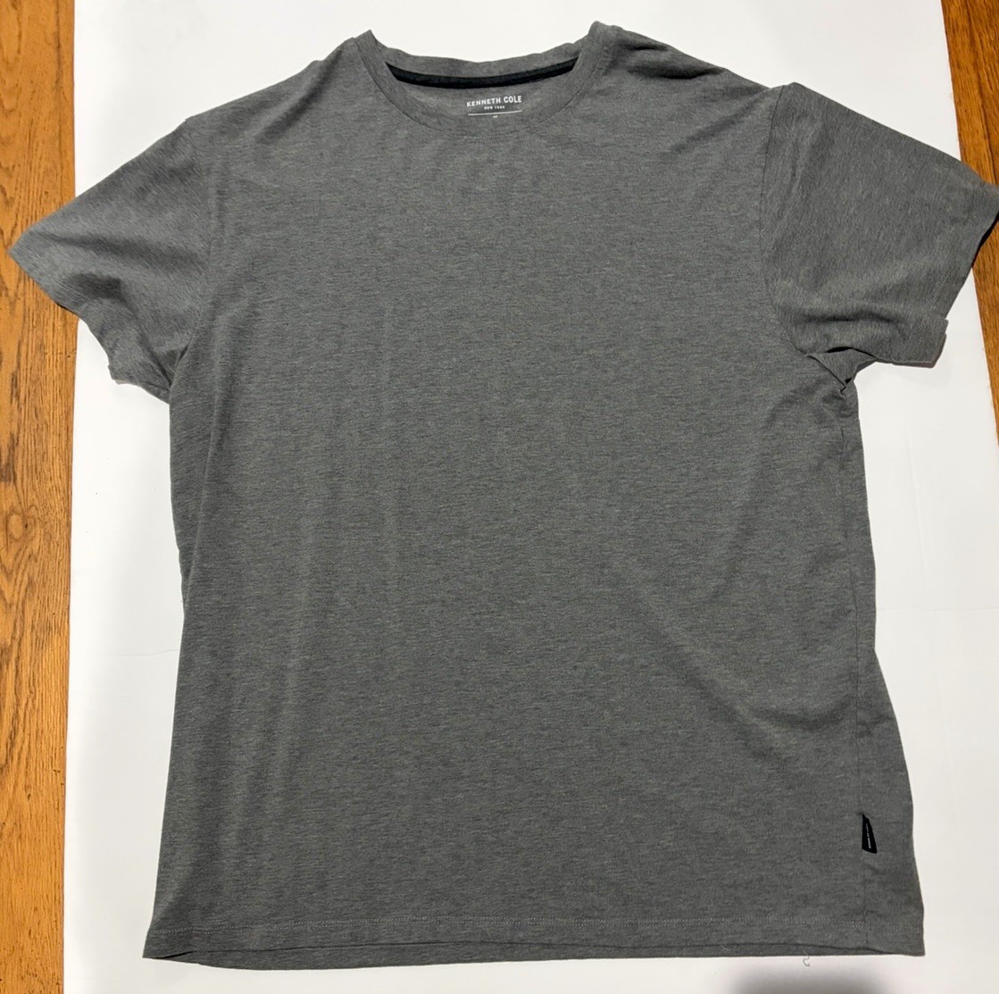 Kenneth Cole T-Shirt Men’s XL Gray Cotton / Polyester / Spandex Stretchy Shirt gallery