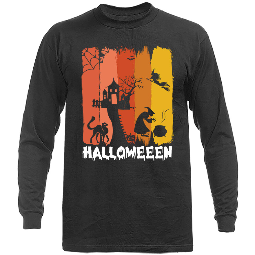 Halloween Costume Spooky Witches Pumpkin Ghost Long Sleeve T-Shirt gallery