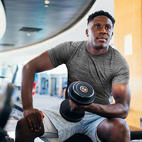 Men’s Dry-Fit Active Athletic Crew Neck T Shirts Running Workout gallery