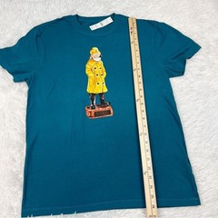 J Crew short sleeve crew neck Made-in-the-USA fisherman graphic T-shirt