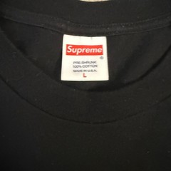 Authentic Supreme x Nan Goldin Dominatrix T-Shirt Black Large SS18 Photo