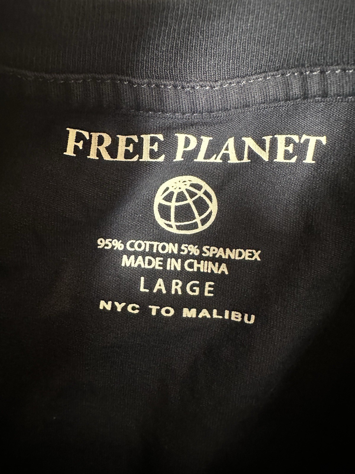 Free Planet Shirt Mens L Surfer Graphic All Over Print Organic Cotton Beach gallery