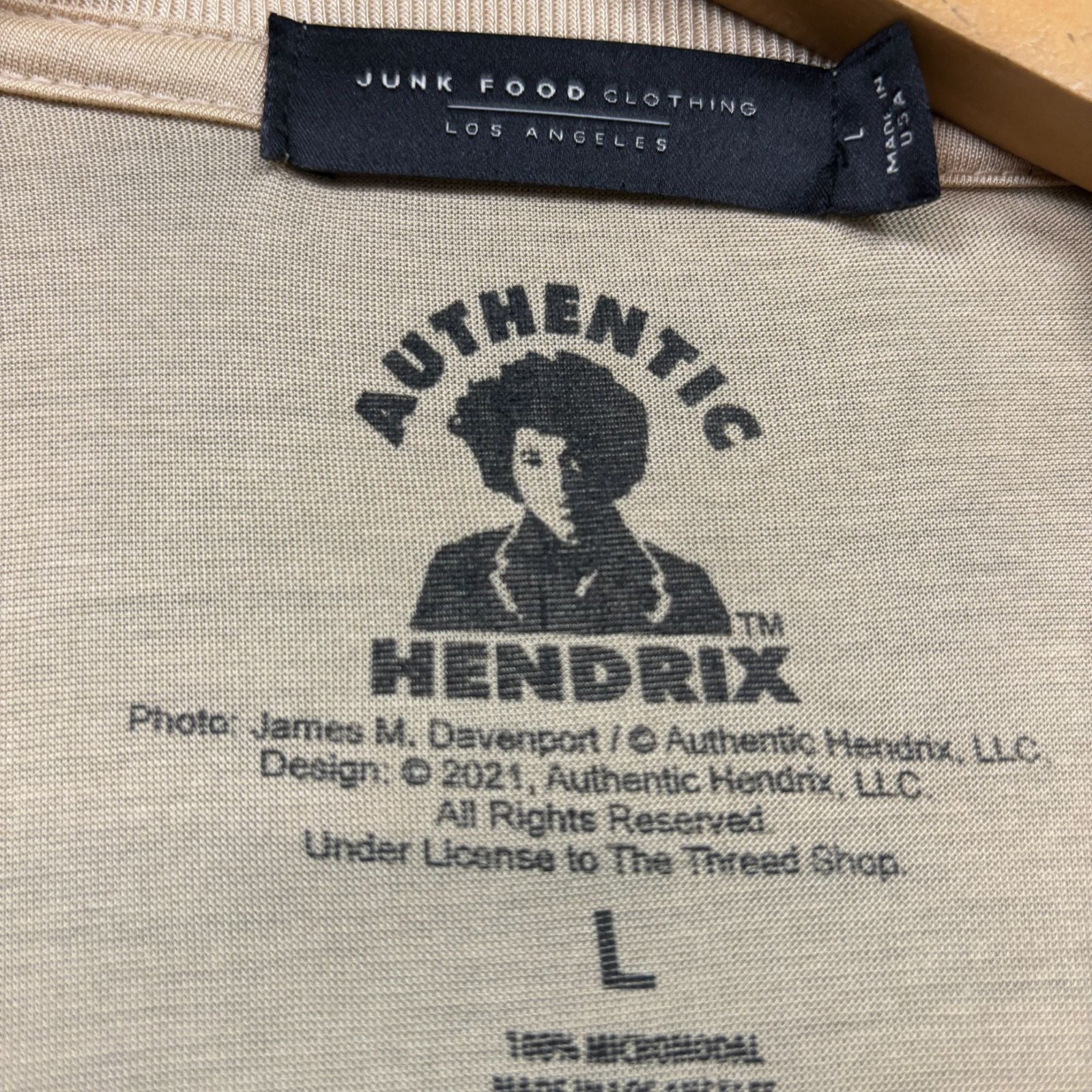 Jimi Hendrix Axis Bold As Love Psychedelic Rock T-Shirt Size Large gallery
