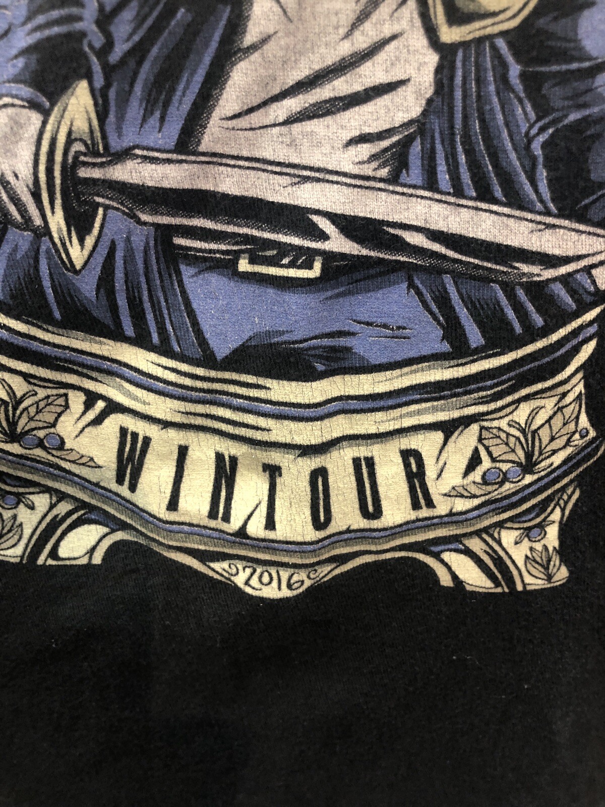 Fall Out Boy 2016 wintour is coming Black Small T-shirt gallery
