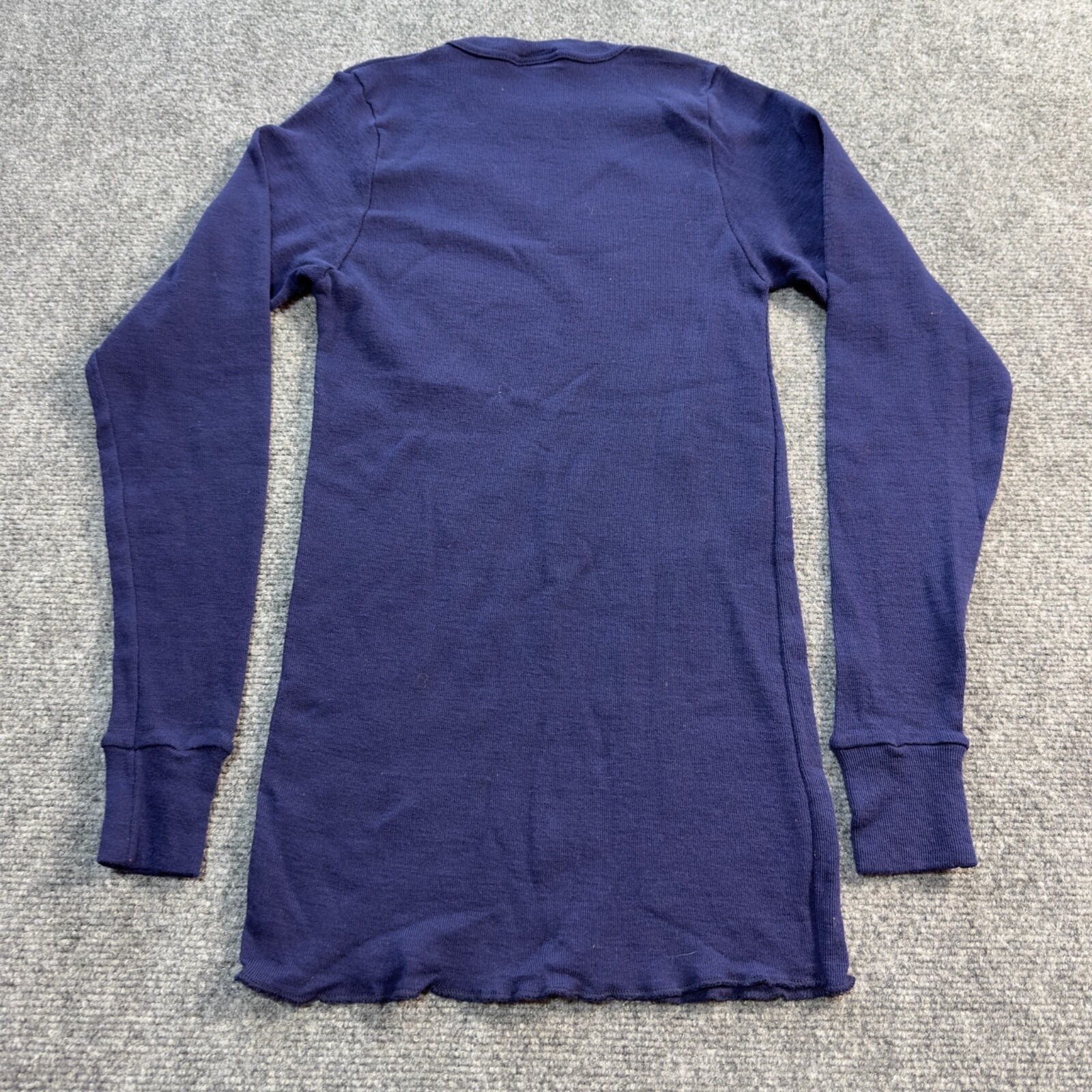 Polyskins Shirt Mens Medium Purple Long Sleeve Ribbed Cuffs By Allen A Made USA gallery