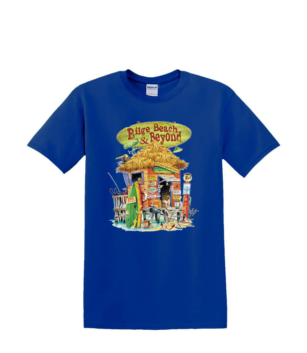 T-Shirt S to 2XL 3XL -BILGE BEACH bar resort tropical sand fun adult gallery