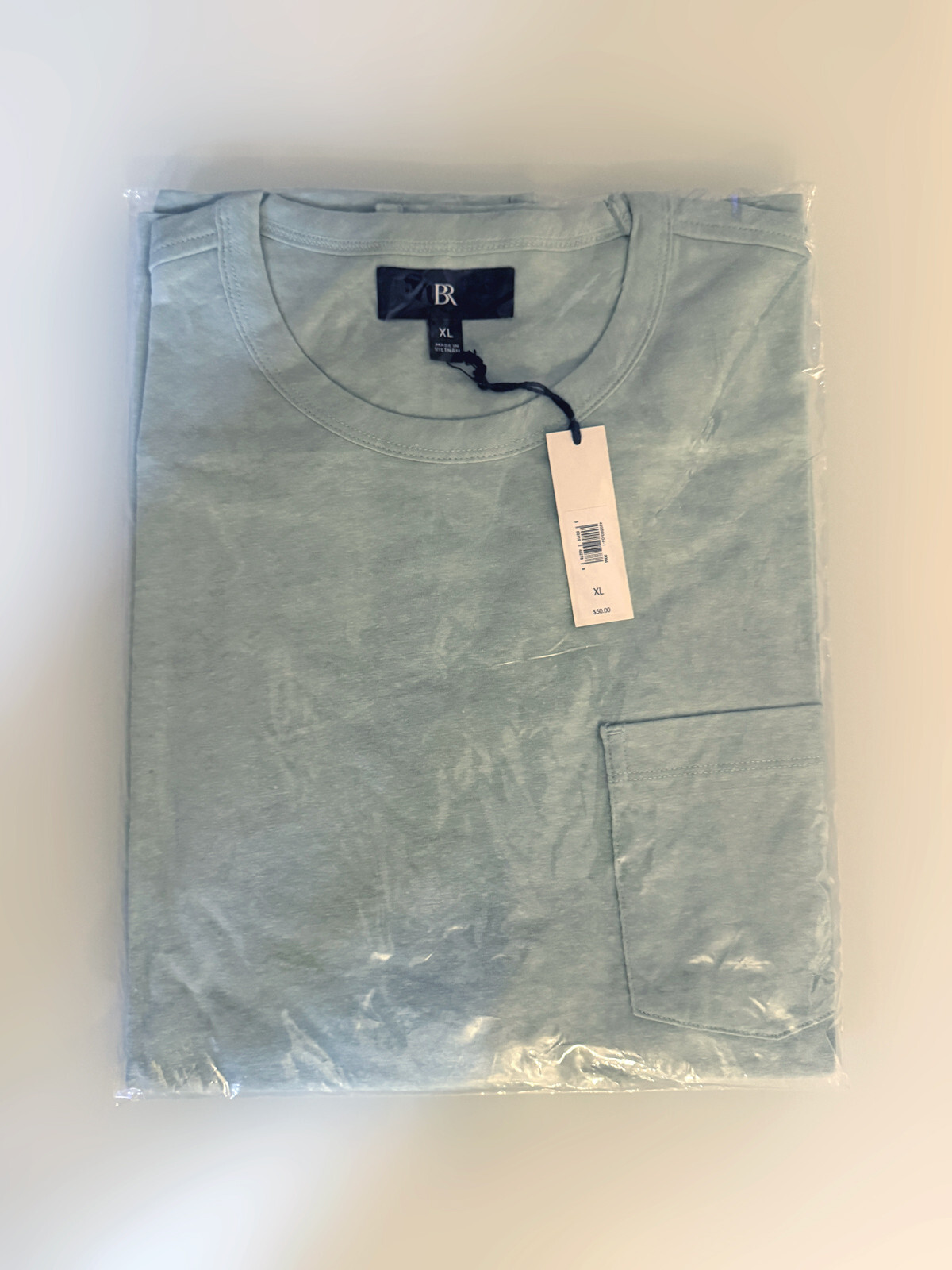 NWT - Banana Republic Men's Linen-Cotton Crew-Neck T-Shirt Green Cenote XL $50 gallery