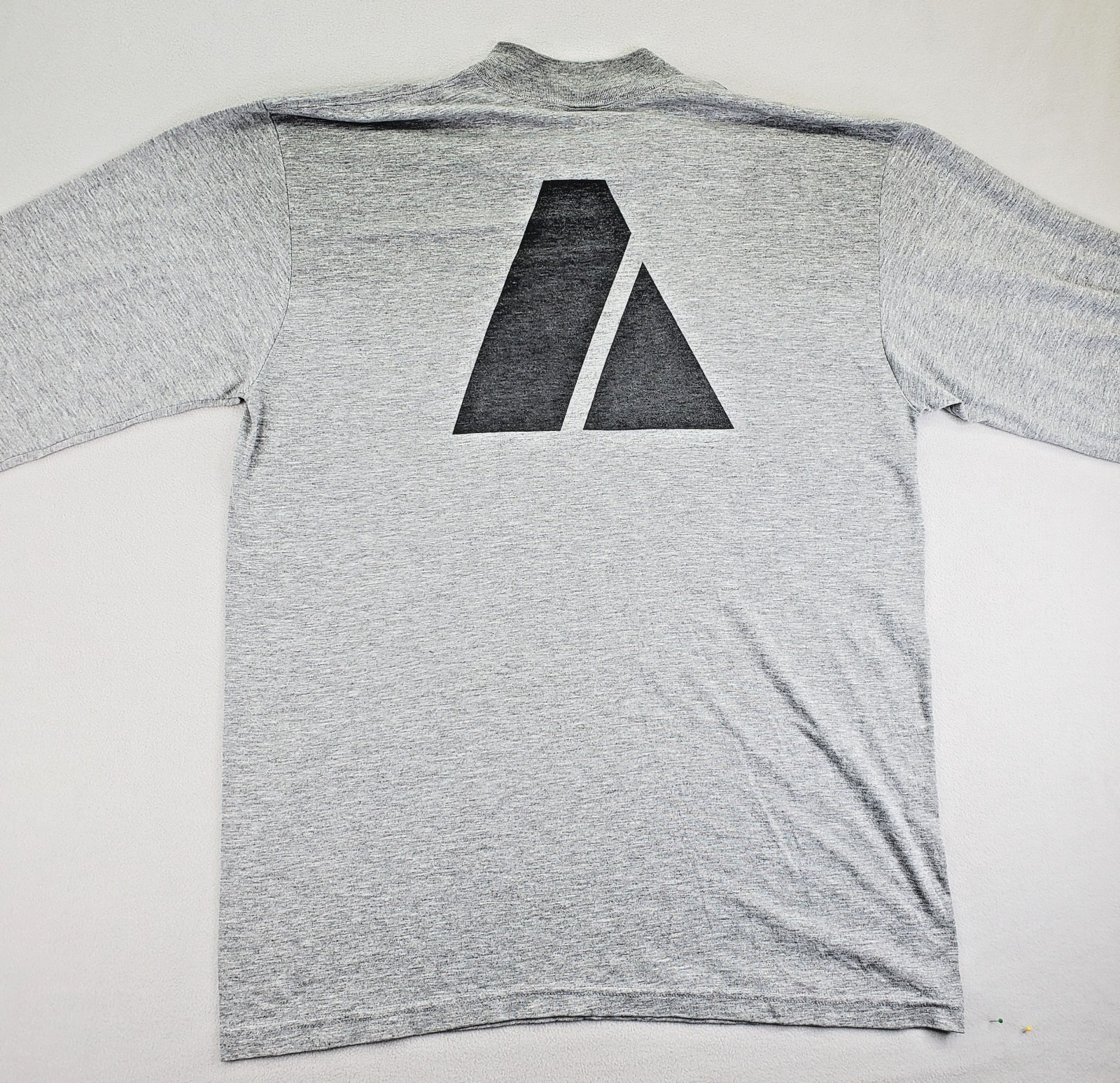 VTG Official Reflective Army Logo Shirt Mens XL Gray Long Sleeve USA AKWA Tek