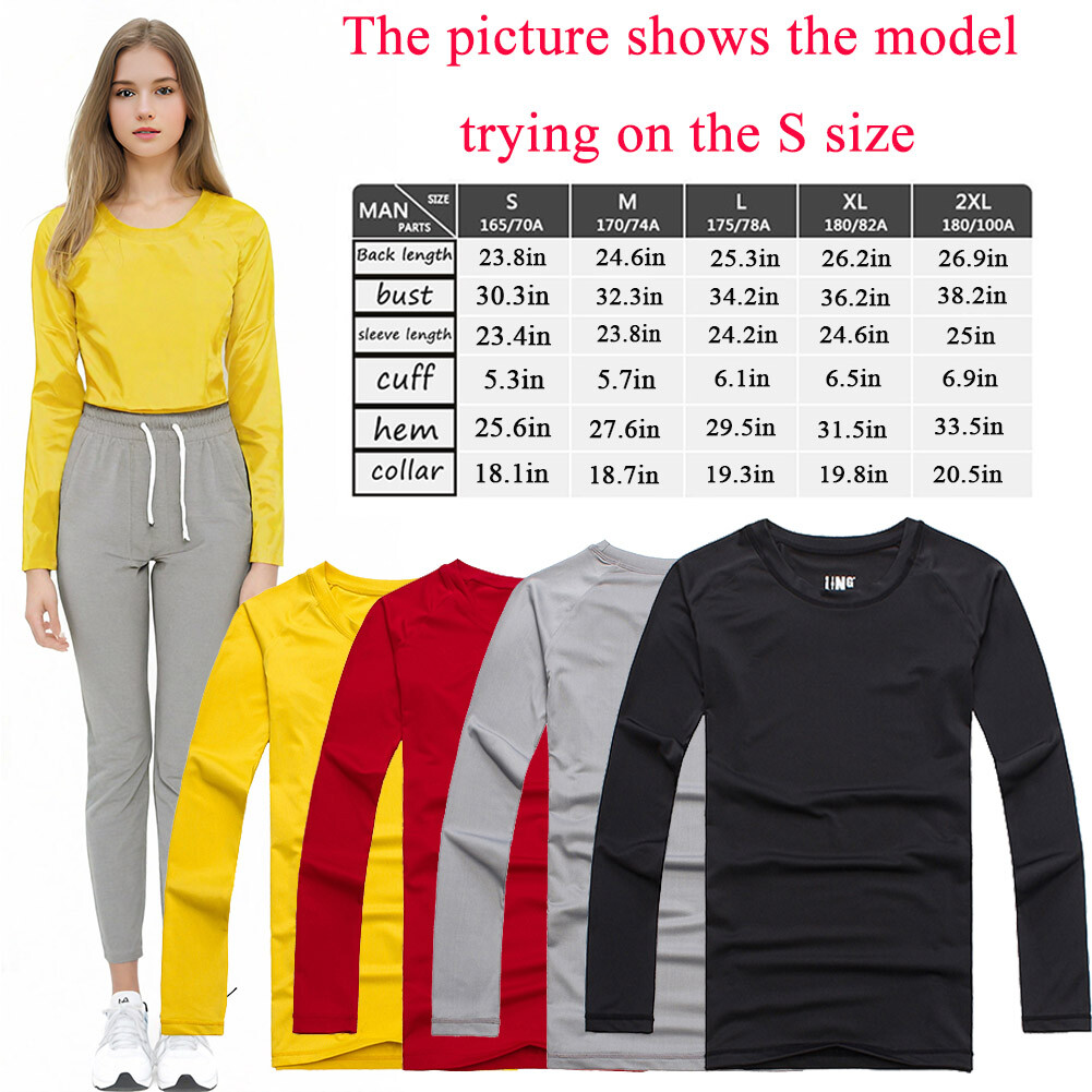 Men's Compression Shirts Athletic Sleeve Dry Fit Gym Workout Athletic Shorts USA gallery