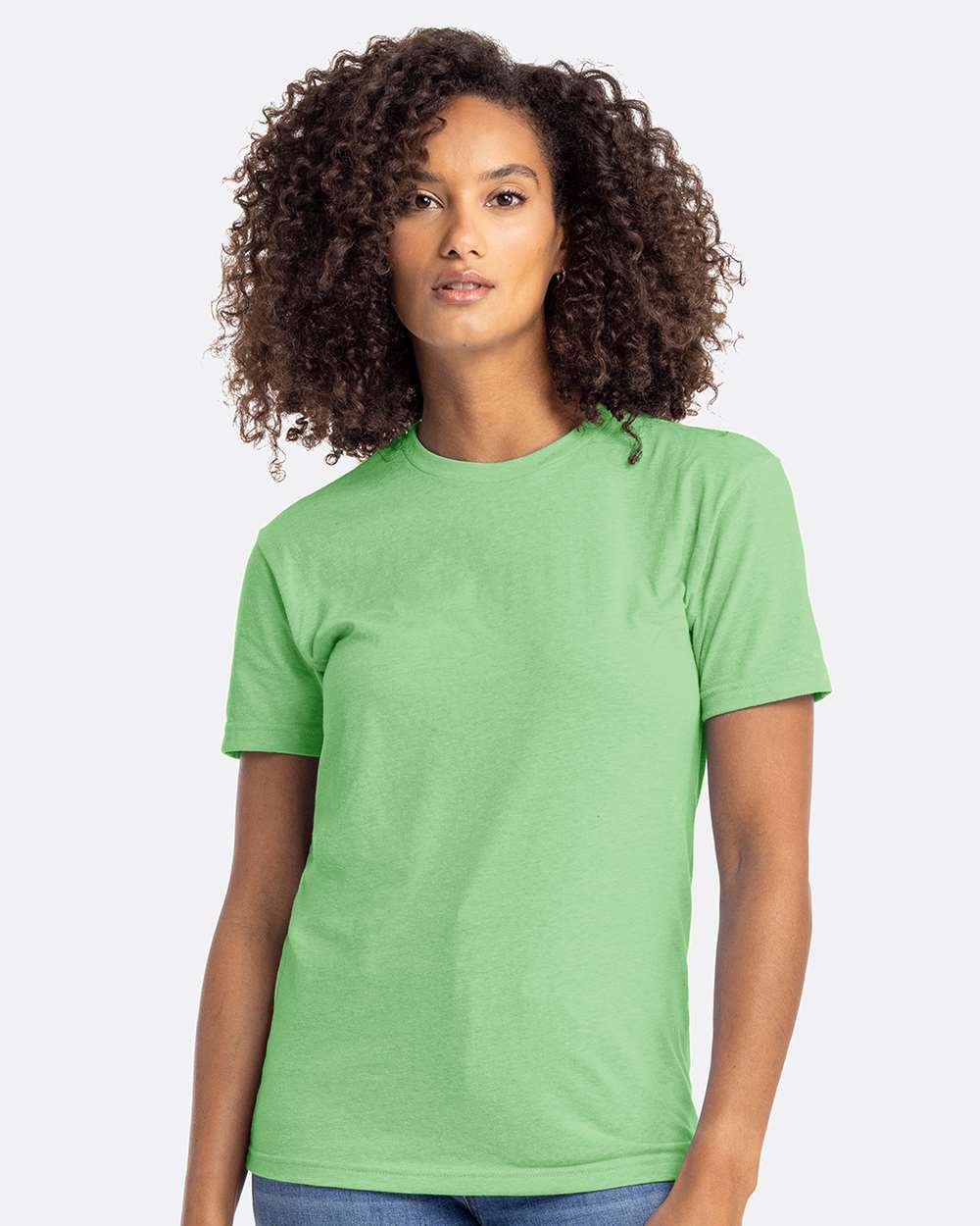 Next Level Premium Fitted CVC Crew T-Shirt Soft Tee Athletic Fit Unisex 6210 gallery