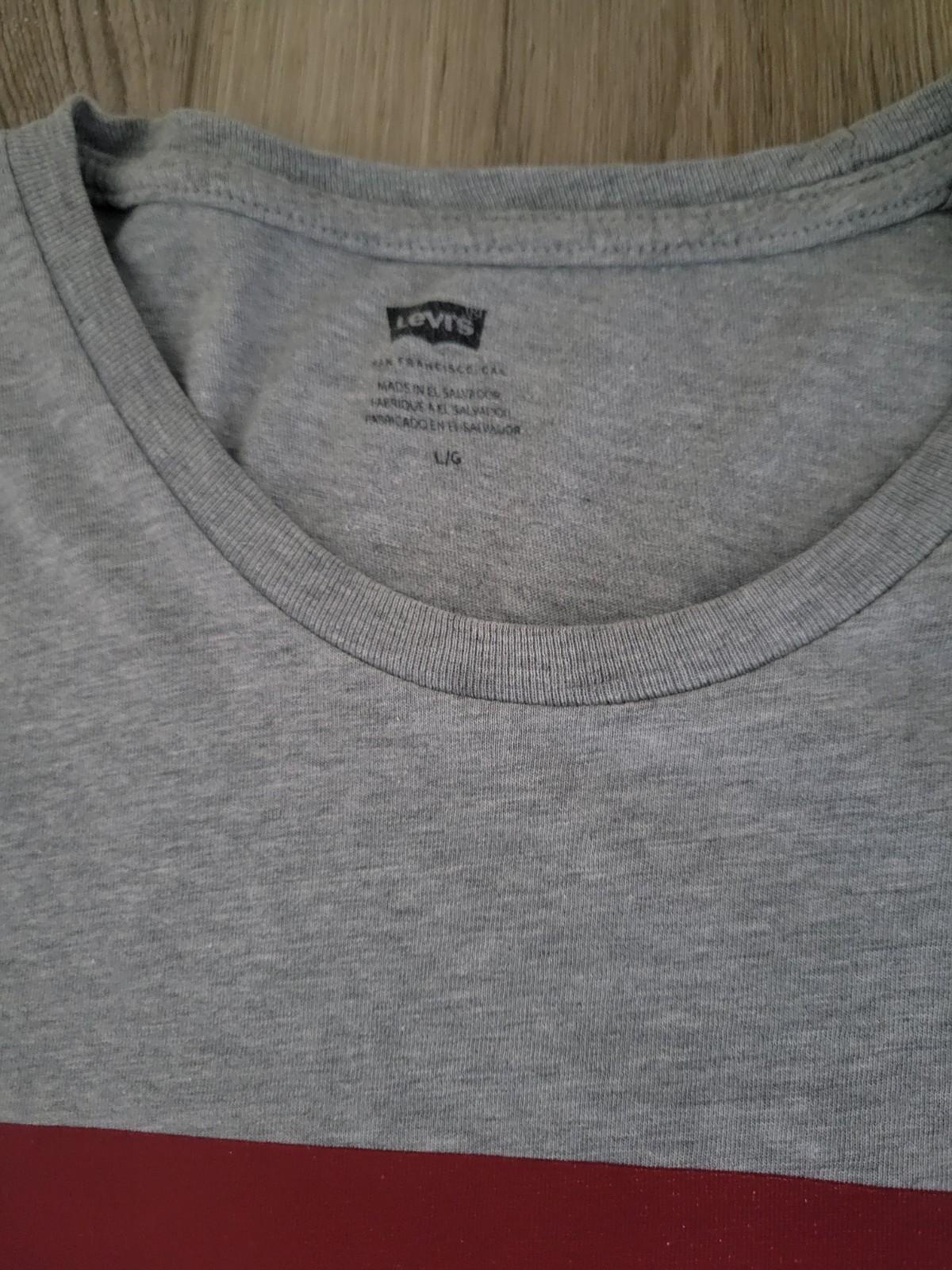 Levi's Men's Graphic Tee Tshirt Sz L Gray gallery