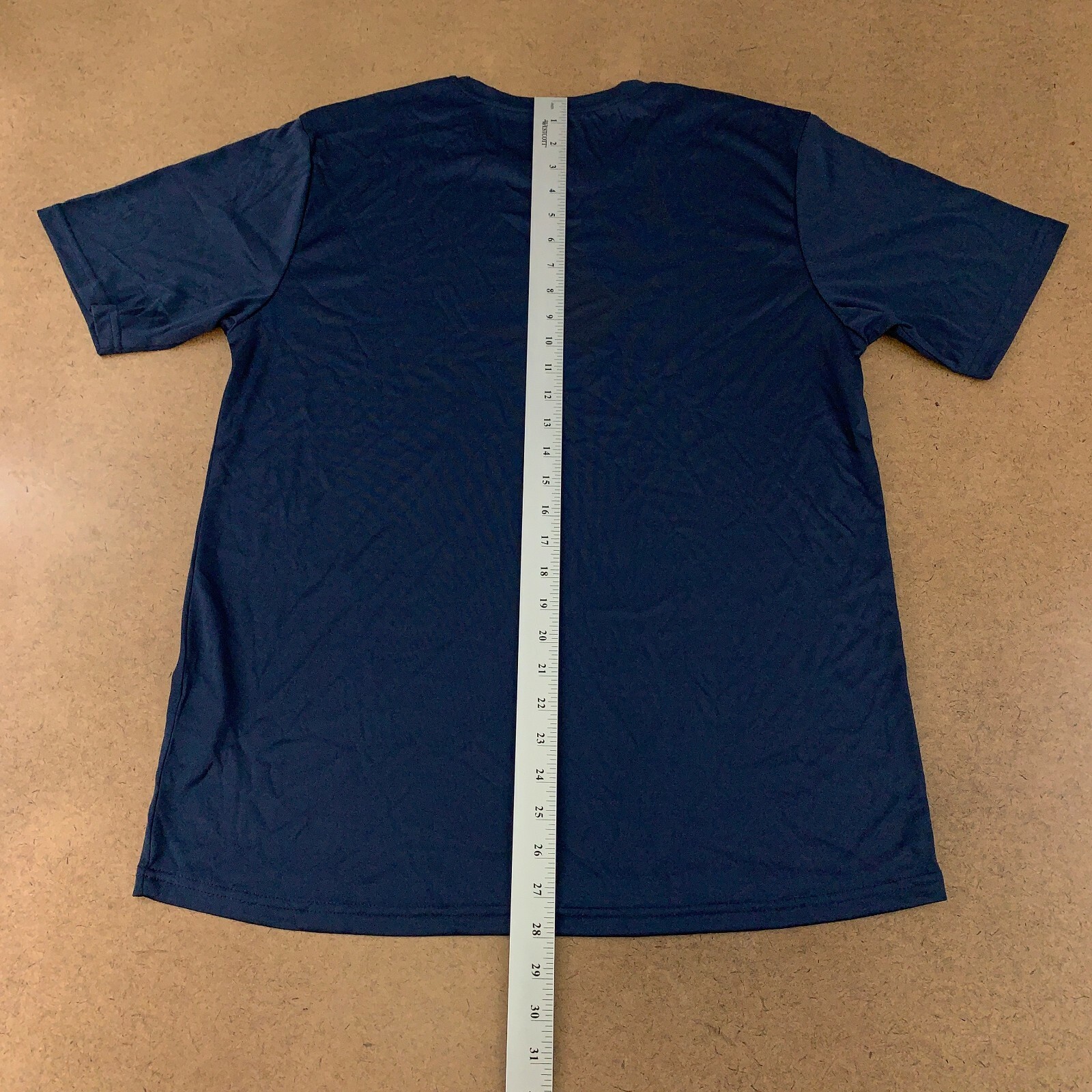 Epic Sports Adult Size Medium Navy Blue Short Sleeve Crew Neck Performance Tee gallery