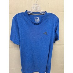 Adidas Ultimate Tee Mens Medium Blue Climalite Short Sleeve Performance T-Shirt