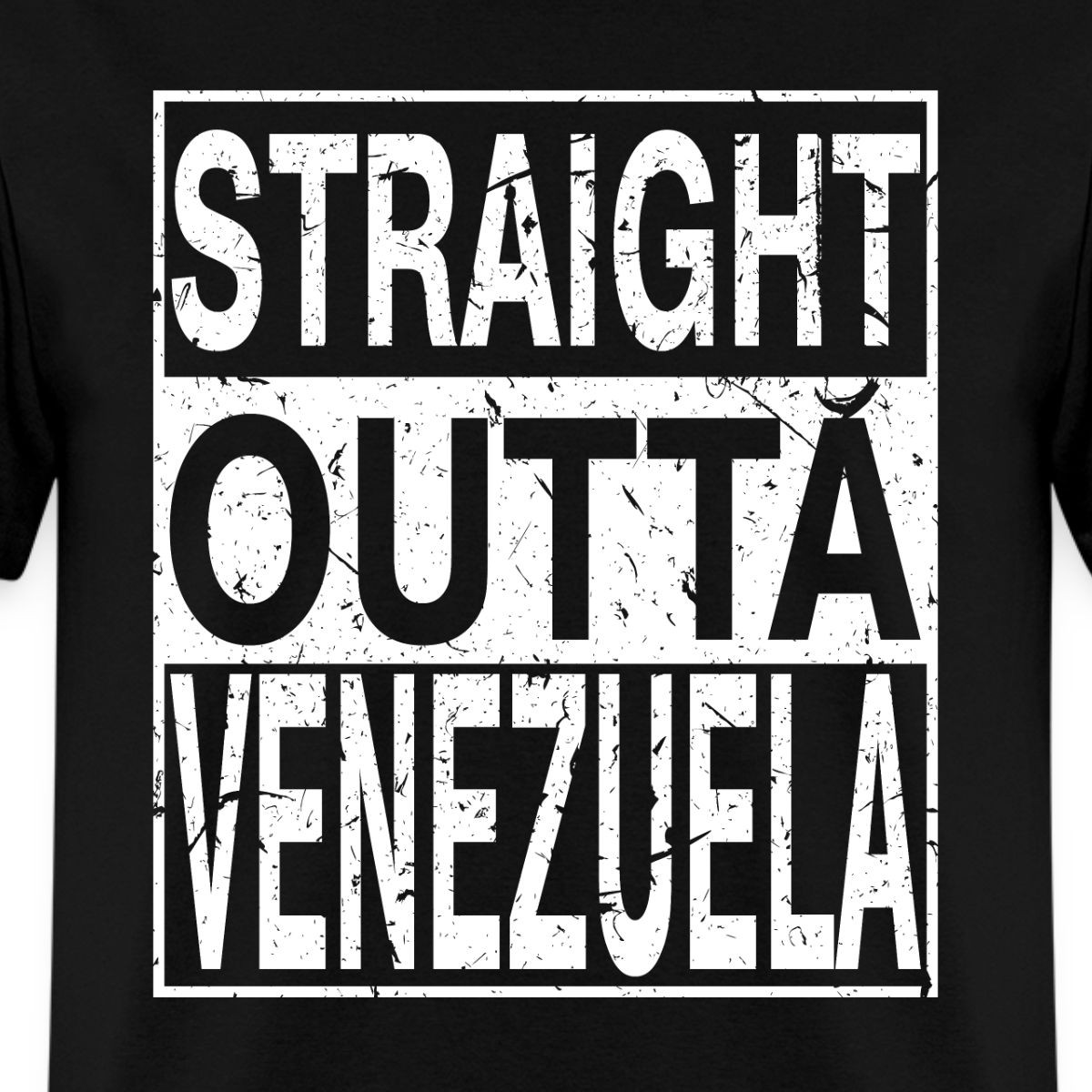 Straight Outta Venezuela | Vanezuelan Pride Men's T-Shirt gallery