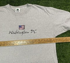 Vintage Kingstree Classic Washington Dc American Flag Tshirt XL