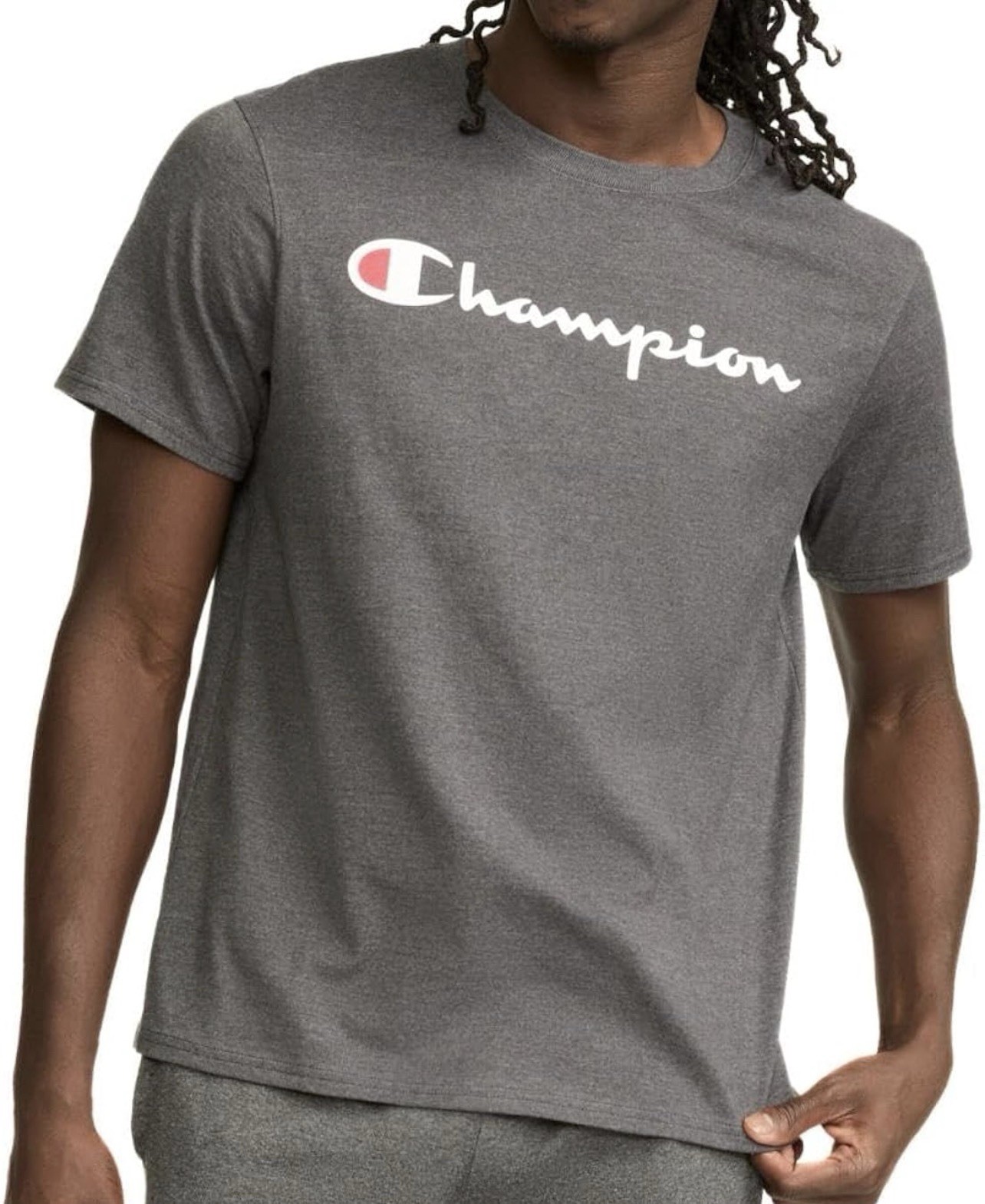 Champion Men’s Heritage Short Sleeve T-shirt Big & Tall Gray Size 4XL New