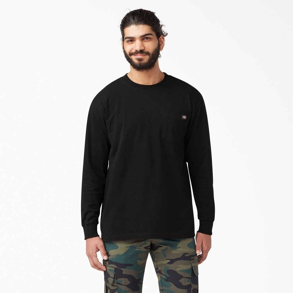 Dickies Men's T-Shirt Heavyweight Pocket Long Sleeve Relaxed Fit T-Shirt gallery