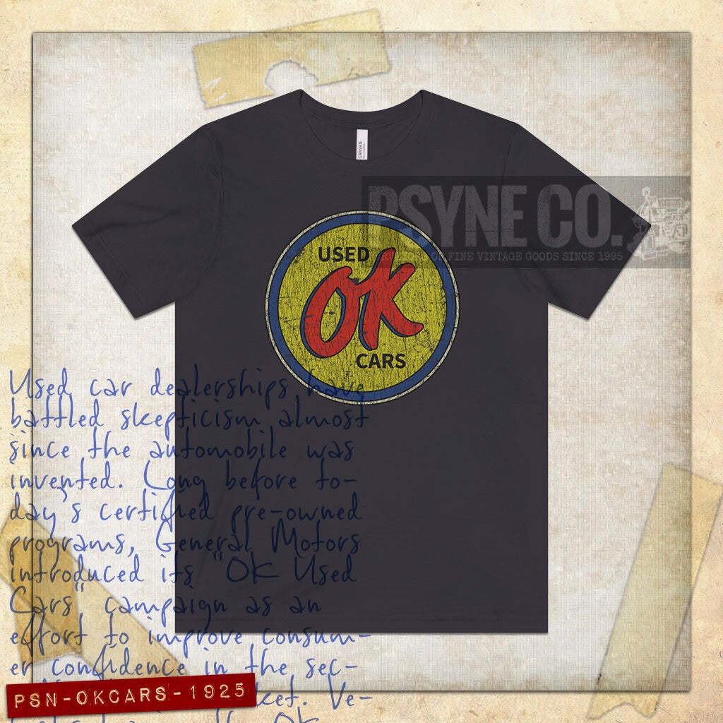 OK Used Cars 1925 Vintage Men’s T-Shirt gallery