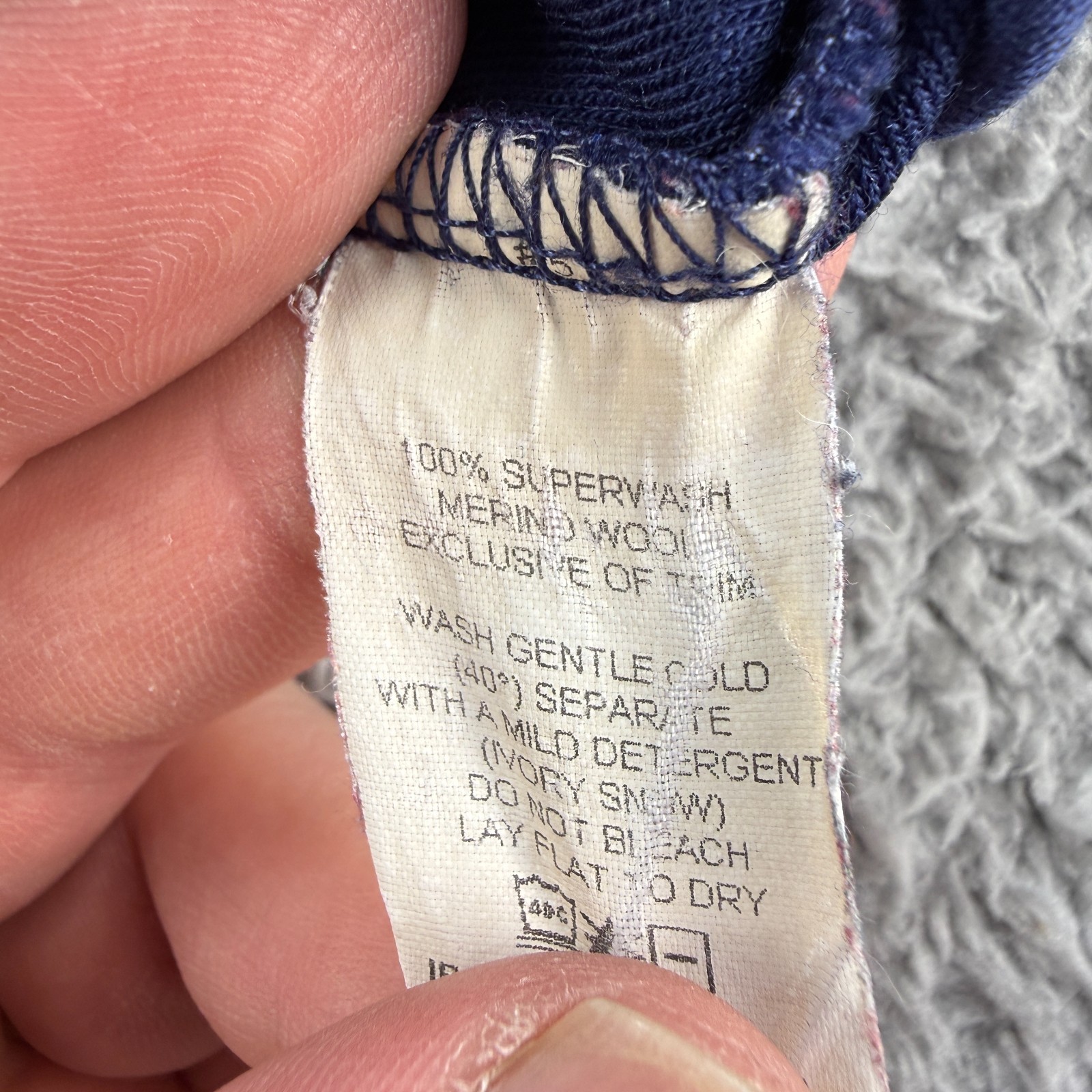 Ibex Superwashed Merino Wool Long Sleeve Shirt Men’s Large L Top Blue Hiking USA gallery