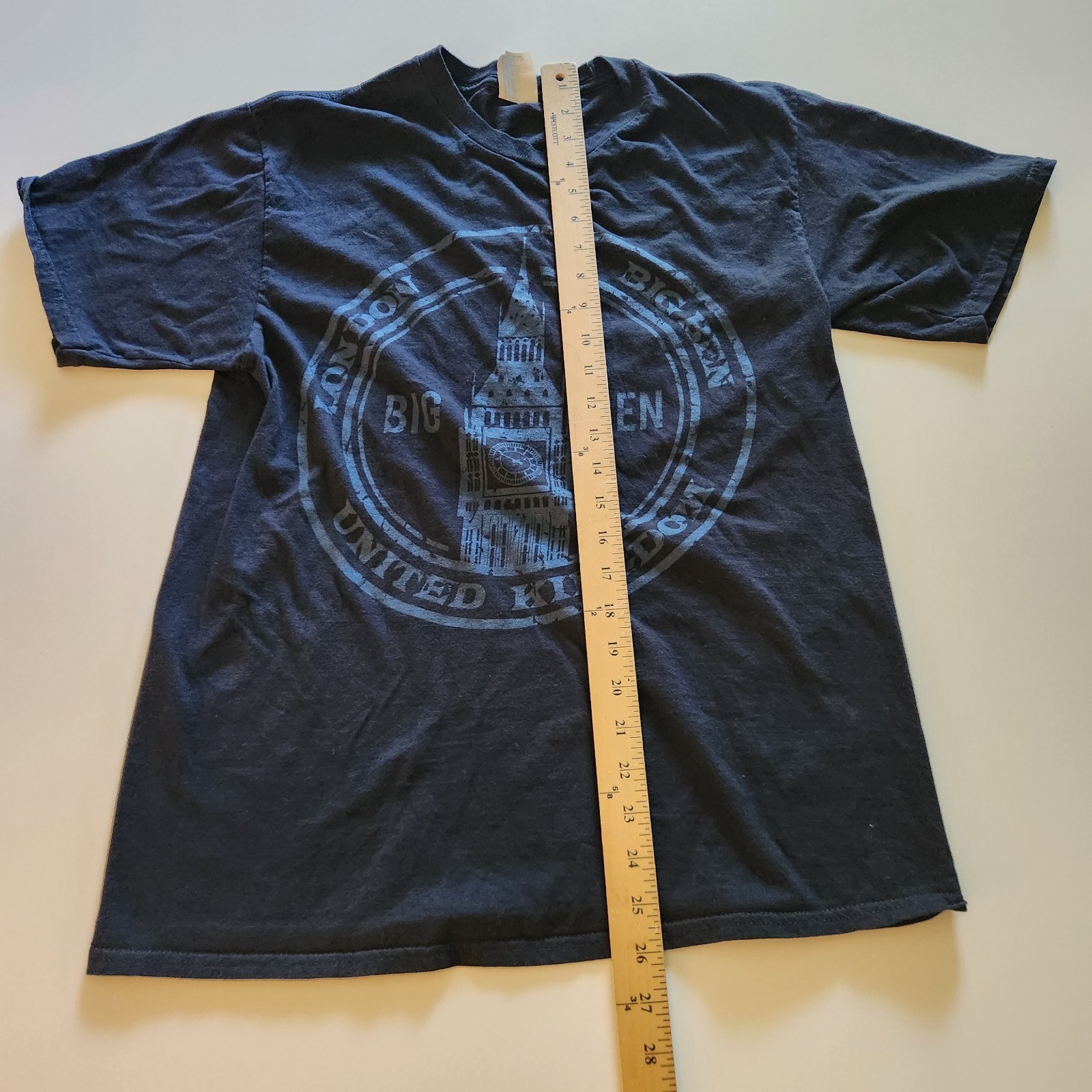 London Big Ben T-Shirt United Kingdom England UK Landmark Big Ben Blue Medium gallery
