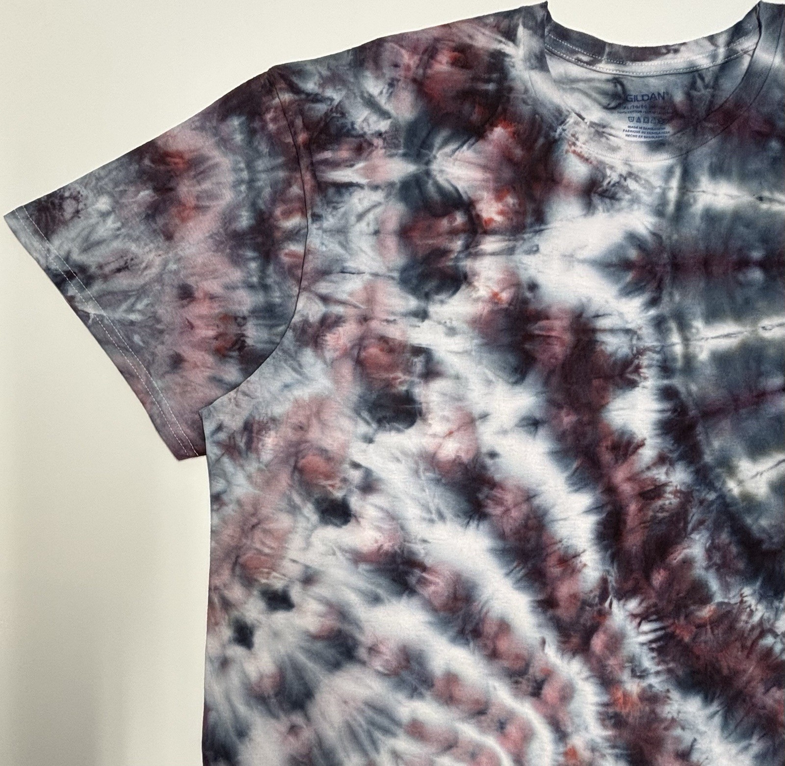 Handmade Ice Tie Dye Adult T-Shirt Unisex Size XL Multicolored Gildan Tee NEW gallery