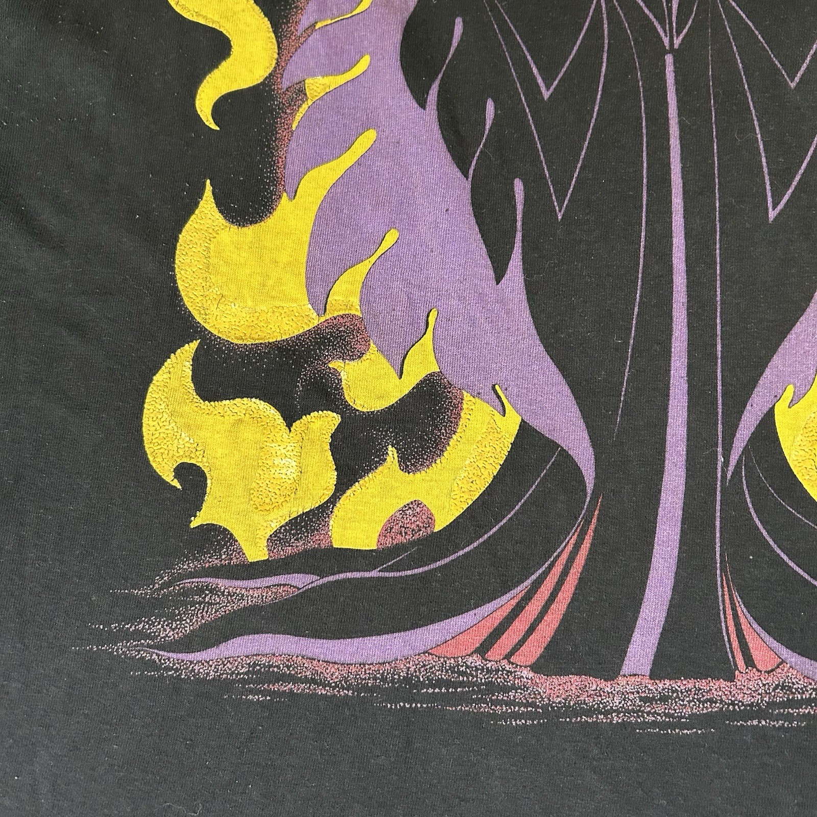Vintage Disney Design Maleficent T-Shirt OSFA Villains Grail Rare 90s Fits XL gallery