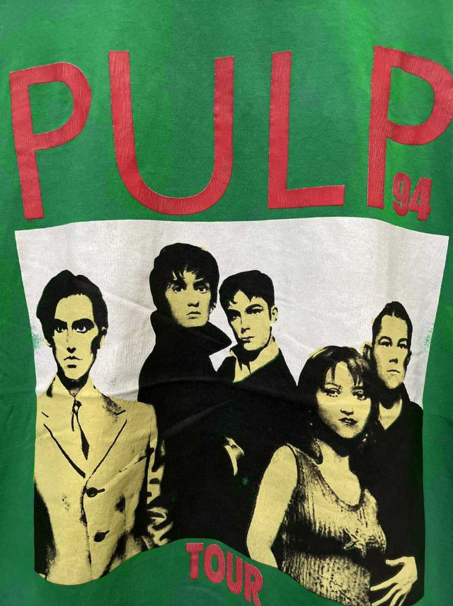 PULP Band ‘HIS N HERS Green T-Shirt Cotton Full Size TS601