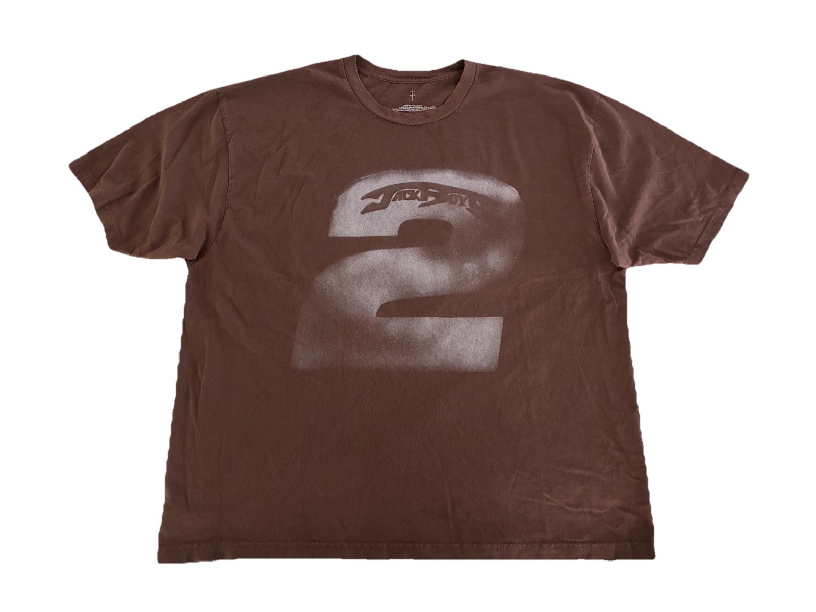 Travis Scott T Shirt XXL Brown JackBoys 2 A2 Tee NEW *hole gallery