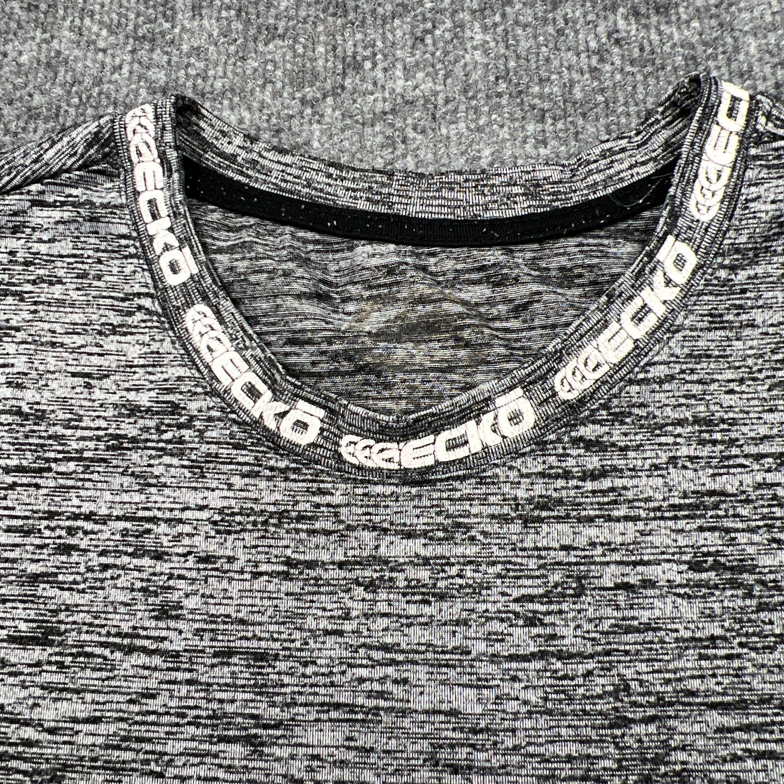 ECKO UNLTD T-Shirt Mens XL Gray Black Short Sleeve Black Logo Cuff Unlimited gallery
