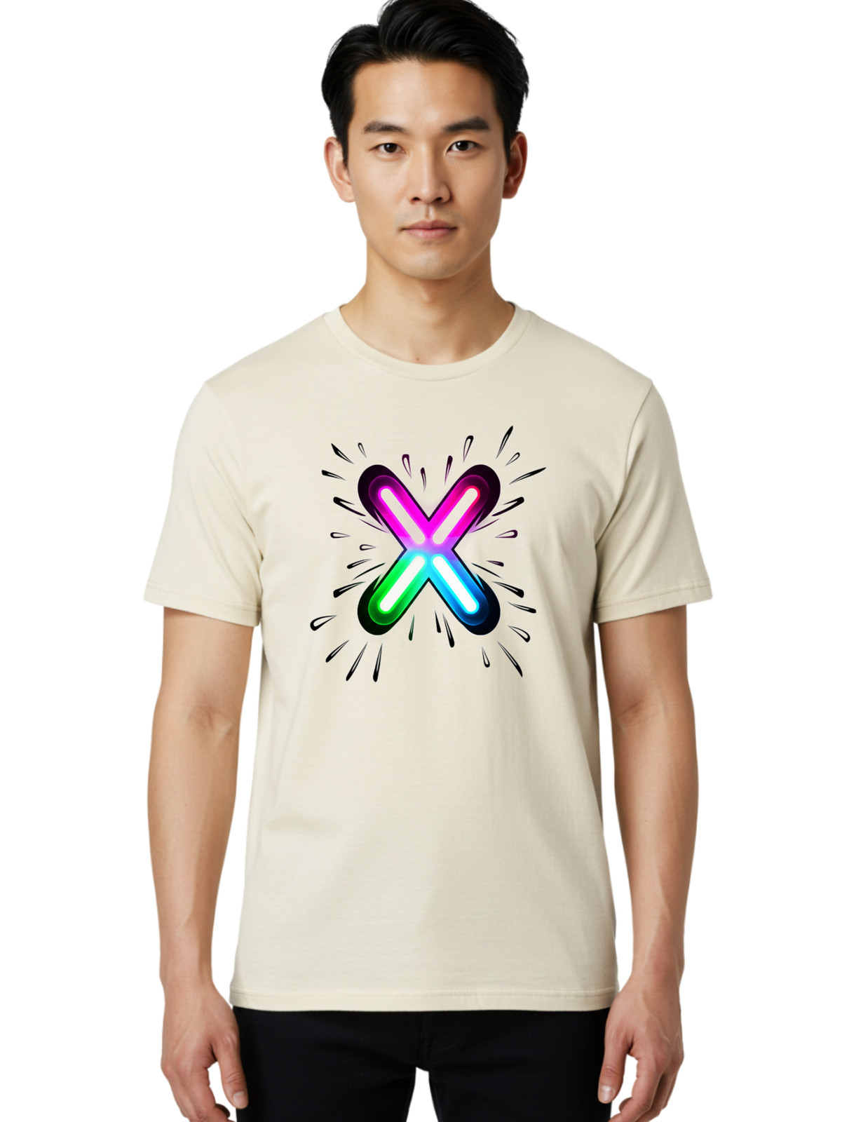 X-9 Mens Graphic Tee, 100% Cotton, Casual Summer Wear