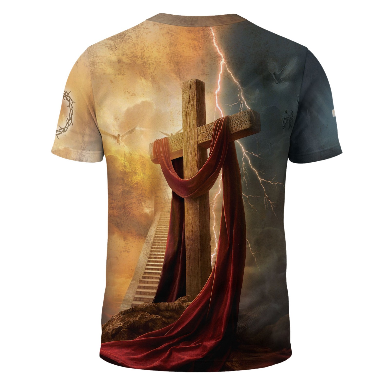 The Lion's Roar In The Storm The Way The Truth The Life T-Shirt Full Size S-5XL gallery
