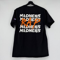 Champion Travis Scott RapTV Madness Graphic T-Shirt Mens Medium Black Hip Hop