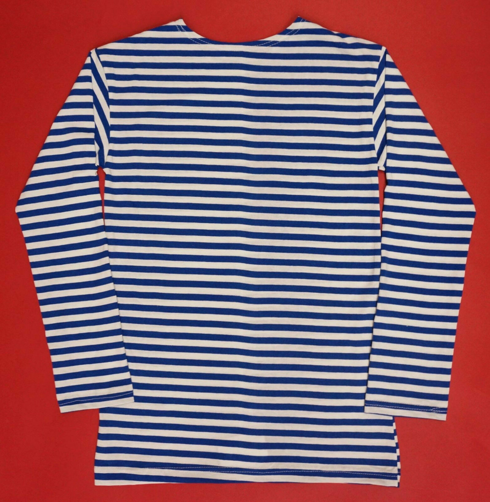 Soviet Russian Airborne TELNYASHKA Light Blue Striped SHIRT Hi Quality Cotton gallery