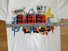 333 Half Evil Shirt Mens Size Small White Absent USA