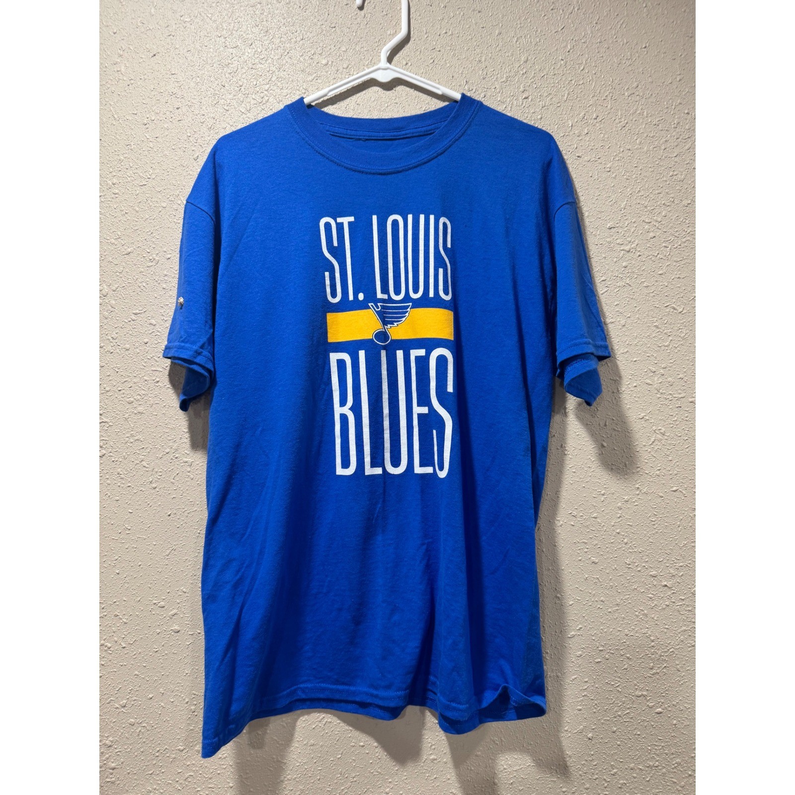 St Louis Blues NHL Hockey T-Shirt Mens Blue Short Sleeve Graphic Tee Ameren Logo gallery
