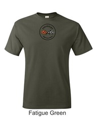 Color C1 Corvette emblem Printed on Men’s Shirt. FREE SHIPPING !!!