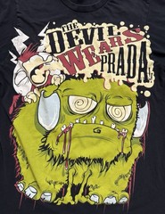 The Devil Wears Prada Band Tee Shirt Adult Medium Metal Music Tee Black Anvil