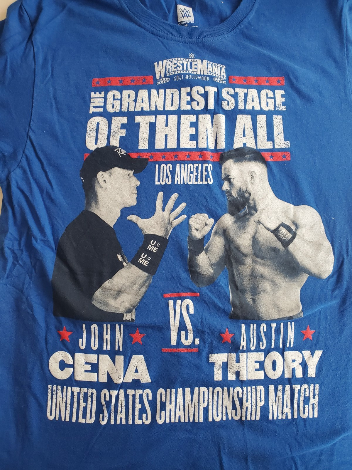 WWE WrestleMania 39 T Shirt John Cena Sofi Stadium LA Official 2023 Medium gallery