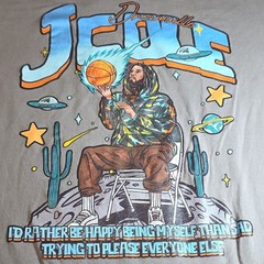 DIGIPRINT APPAREL Men’s Gray Dreamville J. Cole Graphic T-Shirt XL Cotton
