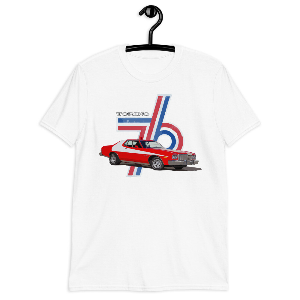 1976 Ford Gran Torino Muscle Car Short-Sleeve Unisex T-Shirt