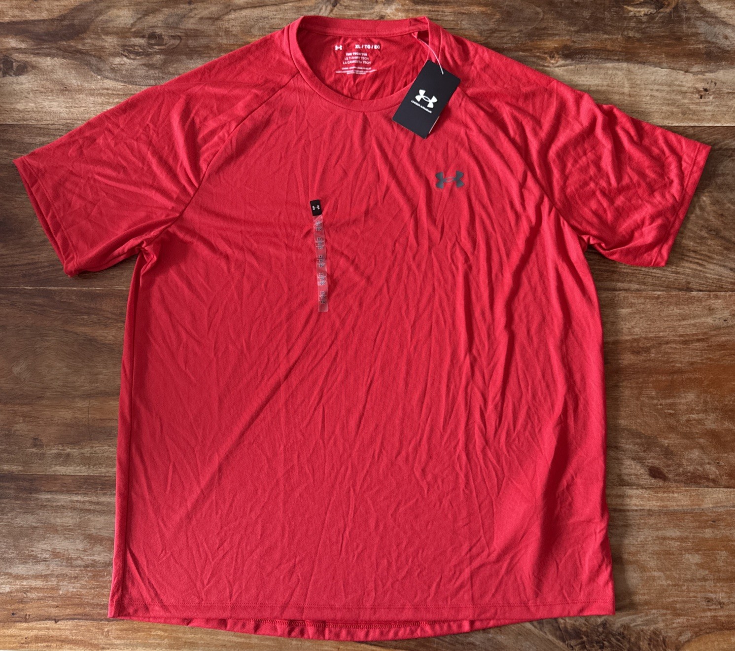 Under Armour Men's Tech 2.0 T-Shirt In Red Size XL gallery