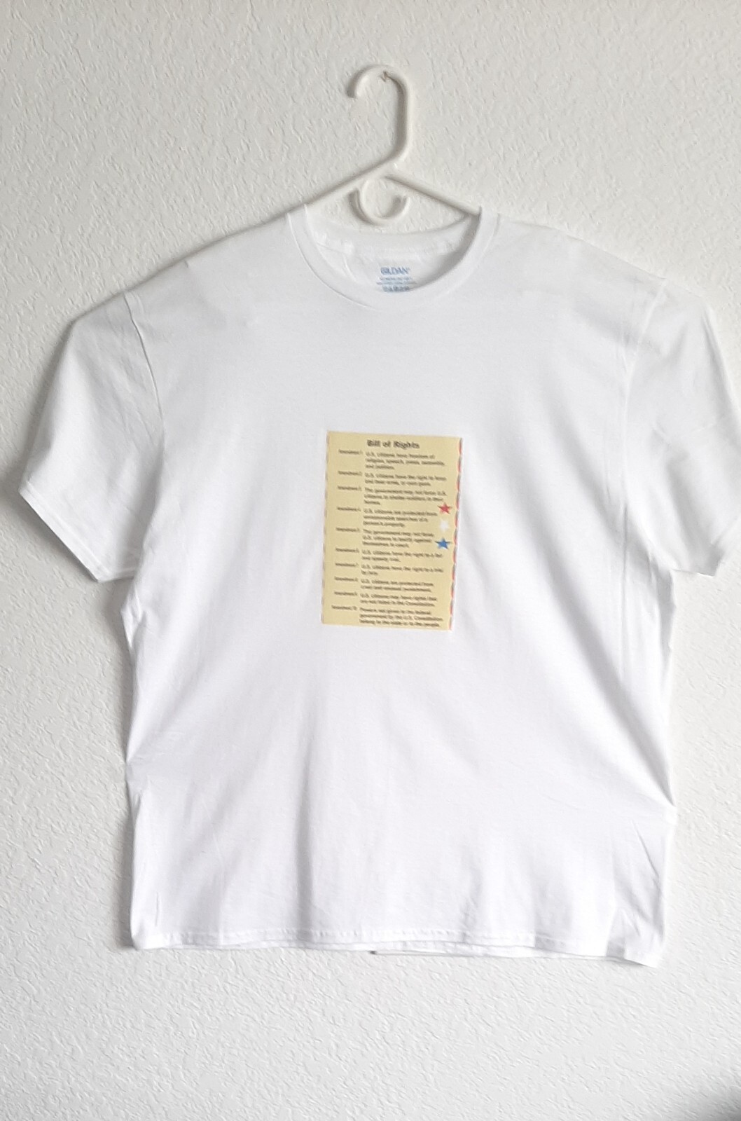 1 Thur 10 Amendment Your Bill Right Read Out Loud New XL Crew Neck T-Shirt gallery