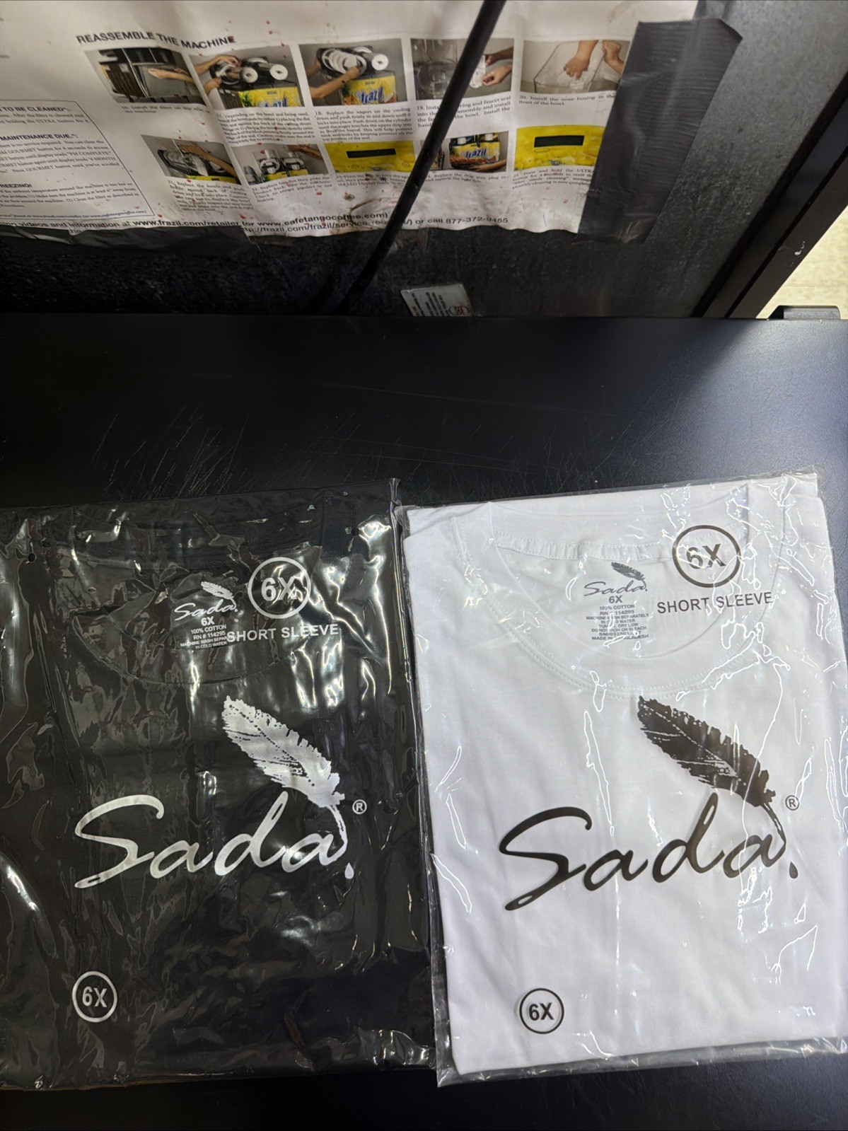 Sada T Shirts Crew Or Round Neck Small To 6 Xl Mix And Match Size And Color 6 Pk