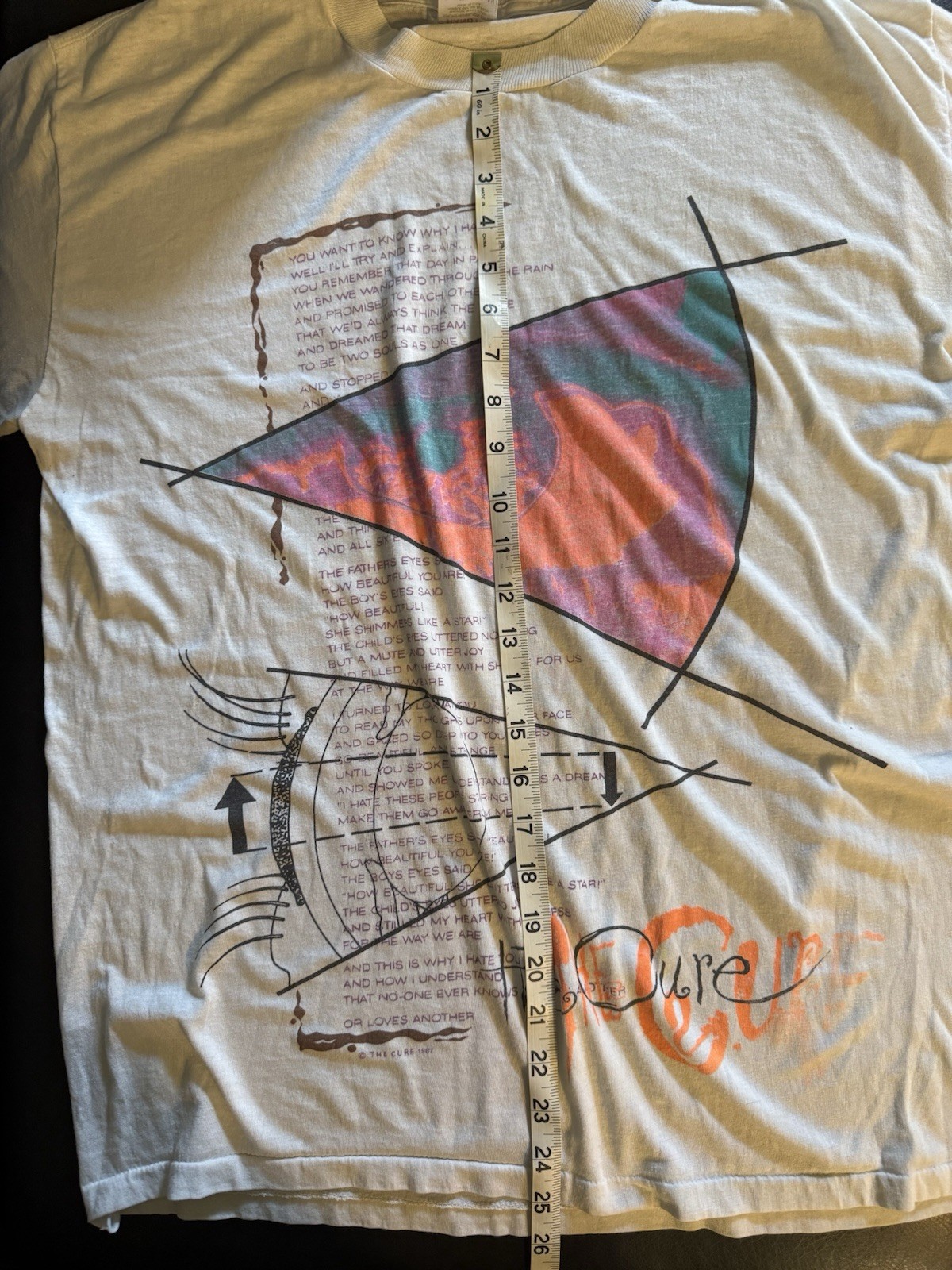 Vintage 1987 The Cure “The Kidsing Tour” Handtex OSFA Single Stitch Grail gallery