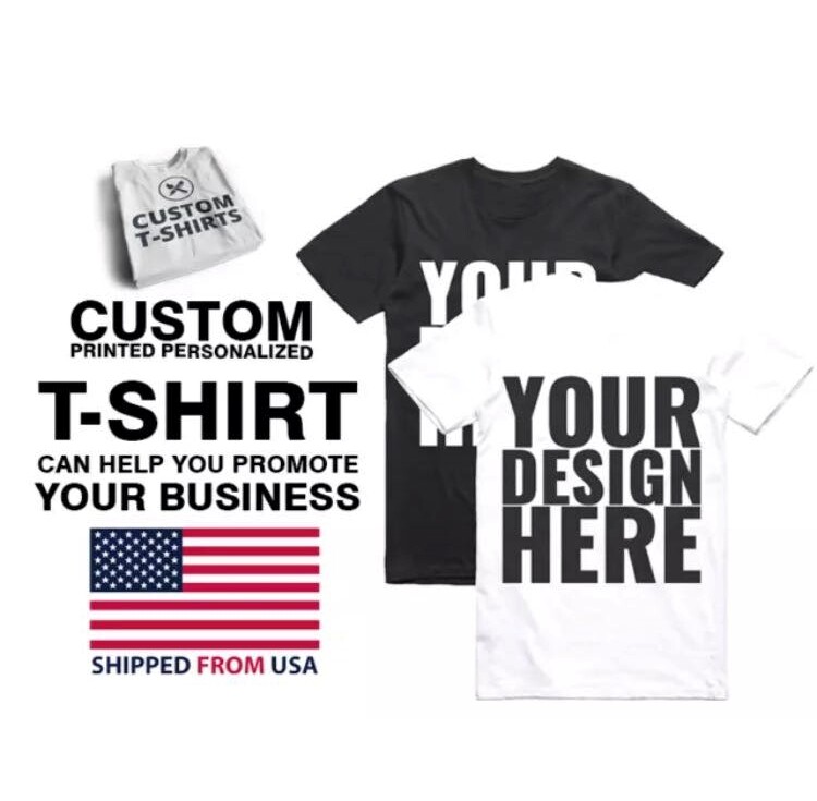PERSONALIZED YOUR OWN LOGO ON A T-SHIRT CUSTOMIZED T-SHIRT UNISEX gallery