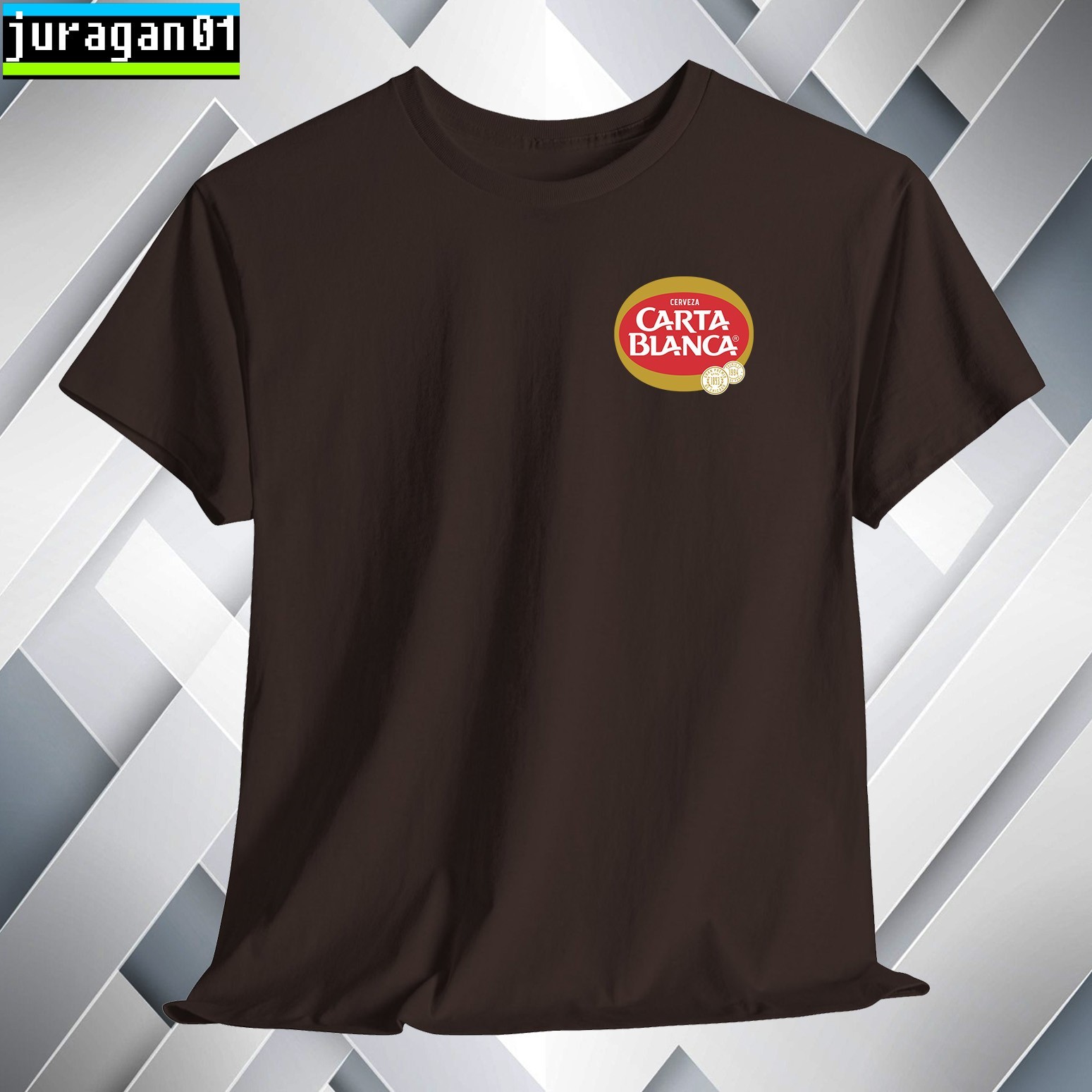 Carta Blanca Mexican Beer T-Shirt Logo Many Colors Size S to 5XL Made in USA gallery